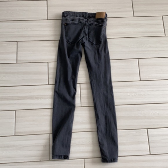 Zara TRF Gray Mid Rise Skinny Jeans - Picture 2 of 6
